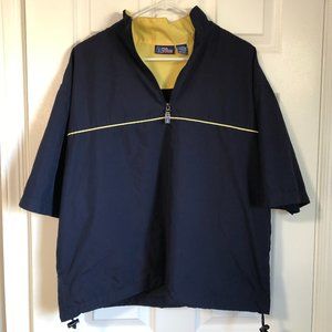 Men's PGA Tour Short Sleeve Golf Windbreaker Small